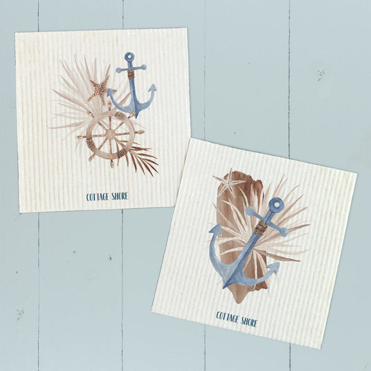 Anchors - 2pk Eco Swedish Dishcloth